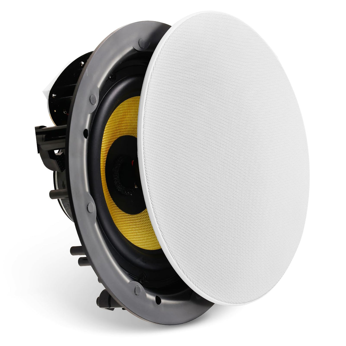 VEVOR Altavoces de Techo de 205 mm, 200 W, Altavoces de Techo y de Pared de Montaje Empotrado con 8 Ω Impedancia 89 dB de Sensibilidad para Hogar, Sala de Estar, Dormitorio o Porches Cubiertos
