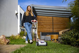 IKRA cortacésped a batería ICHM 20 (ICM 2021) con función trituradora, para céspedes pequeños de hasta 50 m², Incluye batería y Cargador