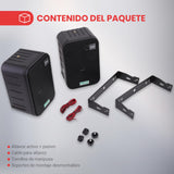 Pyle sistema de altavoces, Pared, Techo, Inalambrico, Impermeable, Waterproof, Exteriores, Interiores, Par de 3.5” de 3 vias, Activo, Pasivo. Color negro