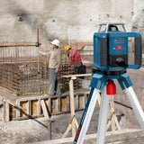 Bosch Professional Nivel láser giratorio GRL 400 H (uso con un solo botón, LR 45, alcance Ø: hasta 400m, en maletín)
