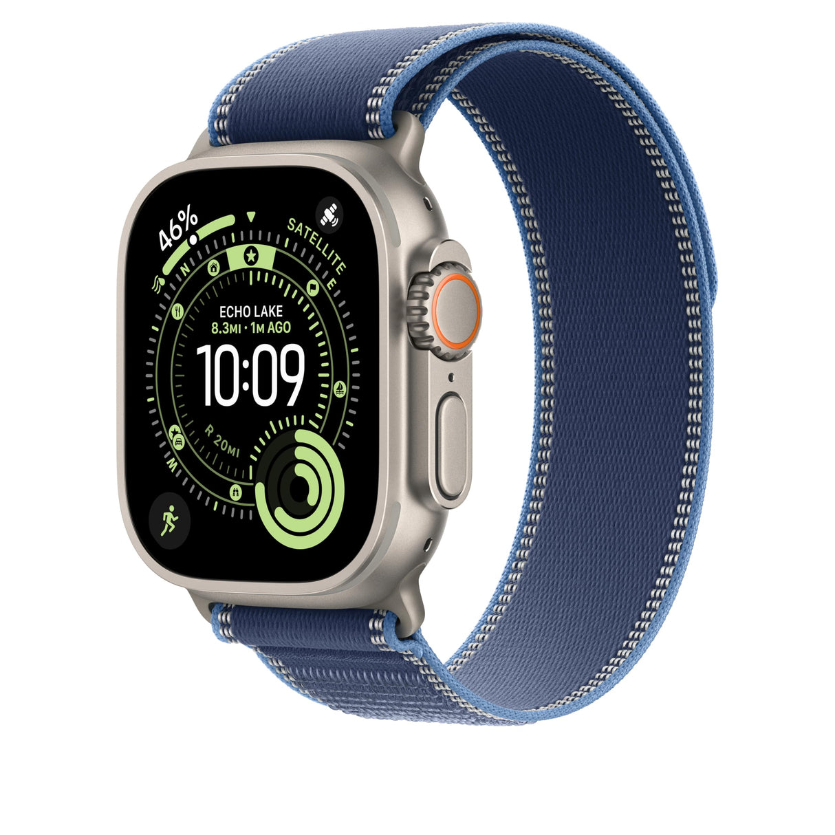 Apple Watch Band - Correa Loop Trail - 49 mm - Azul/azul brillante - Talla M/L