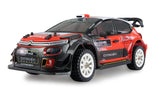 Amewi Hyper Go Citroen C3 WRC Rallye/Drift 4WD 1:14 sin escobillas con giroscopio 45 km/h RTR, Color Negro y Rojo