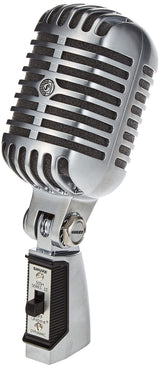 Shure 55sh Series II icónico Unidyne Dynamic Micrófono vocal, micrófono clásico, vintage con patrón polar direccional cardioide para actuaciones en vivo