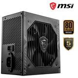 MSI mag A650BNL - Fuente de alimentación (650 W, 80 Plus, Color Bronce ATX PSU