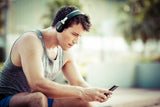 Trainer by Gibson TH100 - Auricular deportivo inalámbrico"On-Ear" diseño Usain Bolt (Banda Aeroflex, Bluetooth), color negro