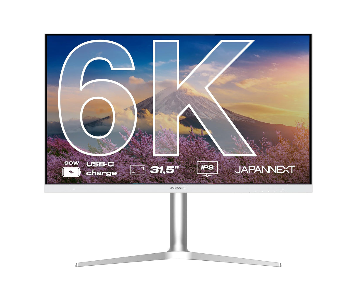 JapanNext Monitor 32" IPS 6K (6016x3384) Blanco