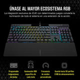 CORSAIR K70 RGB PRO Teclado Mecánico con Cable para Juegos – Interruptores Lineales Cherry MX Red, SOCD, Llaveros PBT Double-Shot, 8000Hz Hyper-Polling, NKRO, Torneo Switch, QWERTY ES – Negro