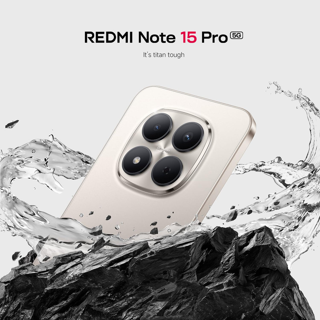 Redmi Note 15 Pro 5G 8+256 Glacier Blue (No Power Adapter Included)