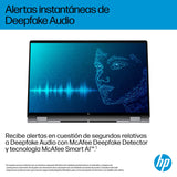 HP Omnibook X Flip - Ordenador portátil Convertible de 16" 3K OLED táctil (Ryzen AI 7 350, 32GB RAM, 1TB SSD, AMD Radeon 860M Graphics, Windows 11 Home) Silver - Teclado QWERTY Español