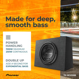 Sistema de subwoofer Compacto precargado de 25.4 cm