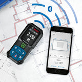 Bosch Professional medidor láser GLM 50-27 CG (láser verde, alcance: hasta 50 m, robusto, IP65, transferencia de datos mediante Bluetooth, 2 pilas AA, correa de sujeción, estuche)