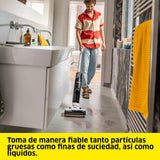 Kärcher fregona aspiradora FCV 3, Aspirador y fregasuelos inalámbrico con 3 Modos, autonomía de la batería: Aprox. 30 min, Rendimiento de Superficie por Carga de batería: Aprox. 130 m²
