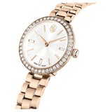 Swarovski Reloj Certa, Fabricado en Suiza, Brazalete de Metal, Tono Dorado, Acabado Tono Oro champán