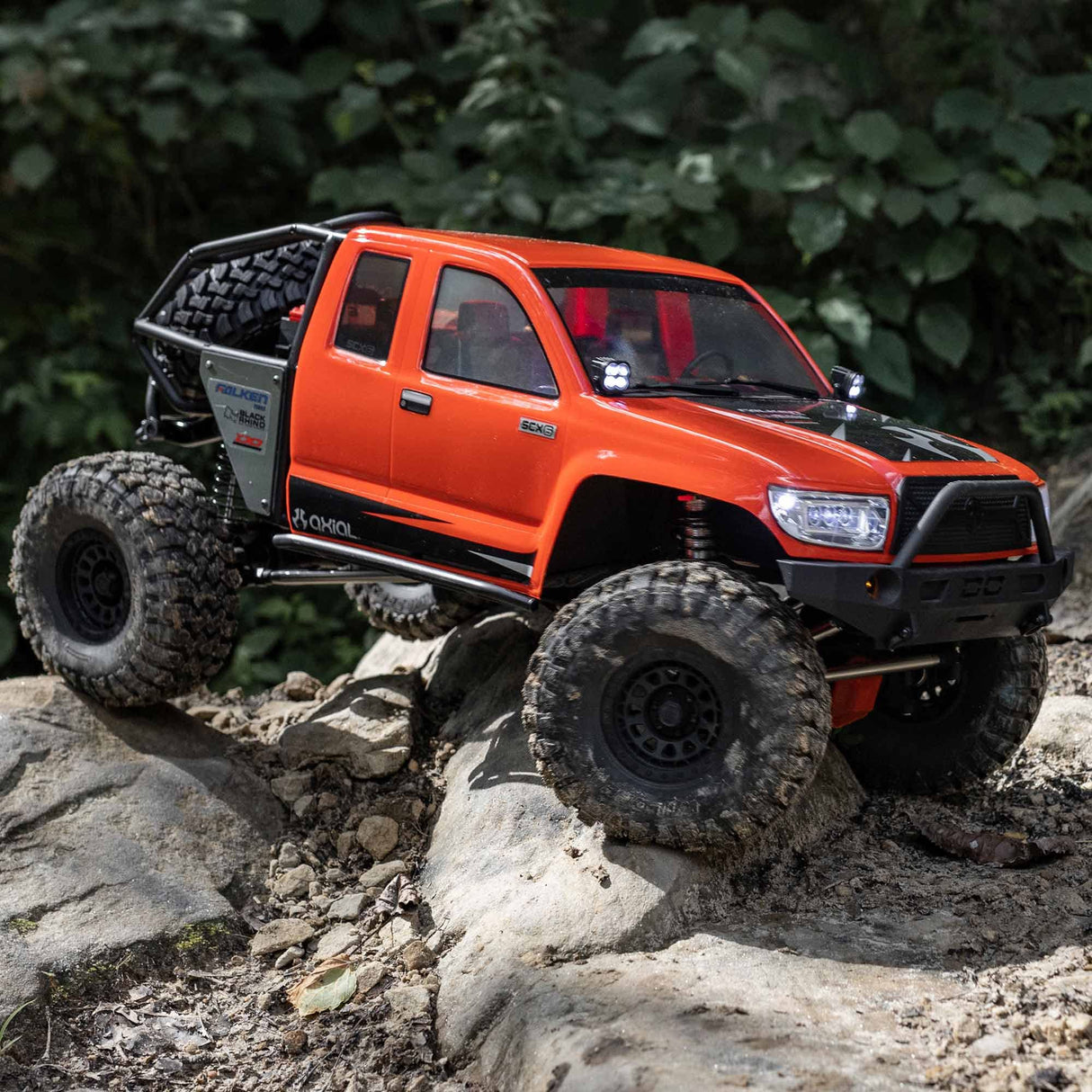 Axial RC Truck SCX6 Trail Honcho 4X4 Rock Crawler RTR (batería y Cargador no Incluido), Color Rojo