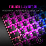 Mars Gaming MKULTRA, Teclado Mecánico Negro RGB, Compacto 96%, Switch Outemu SQ Marrón, Español