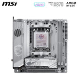 MSI MPG X870I Edge TI EVO WiFi Placa Base, ATX – Soporta procesadores AMD Ryzen 9000/8000/7000, AM5-110A SPS VRM, DDR5 Memory Boost (hasta 10000+MT/s OC), PCIe 5.0 x16, M.2 Gen5, Wi-Fi 7, 5G LAN