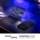 SoundSwitch Control One - Controlador de iluminación DMX DJ profesional con 3 meses de acceso al software SoundSwitch y soporte para Phillips Hue