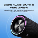 HUAWEI Sound Joy 2, Altavoz Bluetooth Portátil, Sistema Sound de Cuatro Unidades, Reproducción de 26 Horas, Resistente al Agua IP67, Agitar para Estéreo, Espectáculo de Luces con Estilo, Azul