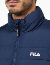 FILA Chaqueta acolchada ligera Butzbach para hombre, Black Iris., XL