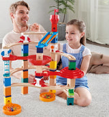 Súper Espiral de Hape | Paquete de Expansión para Circuito de Canicas Quadrilla con Pista de Xilófono, Giros y Espirales para Niños y Niñas a Partir de 4 años