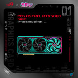 ASUS ROG Astral GeForce RTX 5080 16GB GDDR7 OC Hatsune Miku Edition Edition – Tarjeta gráfica Gaming (PCIe 5.0, HDMI, Display 2.1, 3.8 Slot, 4 Ventiladores axiales, Almohadilla térmica GPU)