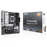 ASUS Prime B840M-A-CSM - Placa Base AMD B840 mATX, DDR5, PCIe 4.0, Tres Ranuras M.2, Realtek 2.5Gb Ethernet, DisplayPort, HDMI, USB Tipo-C a 5Gbps, BIOS Flashback, Aura Sync
