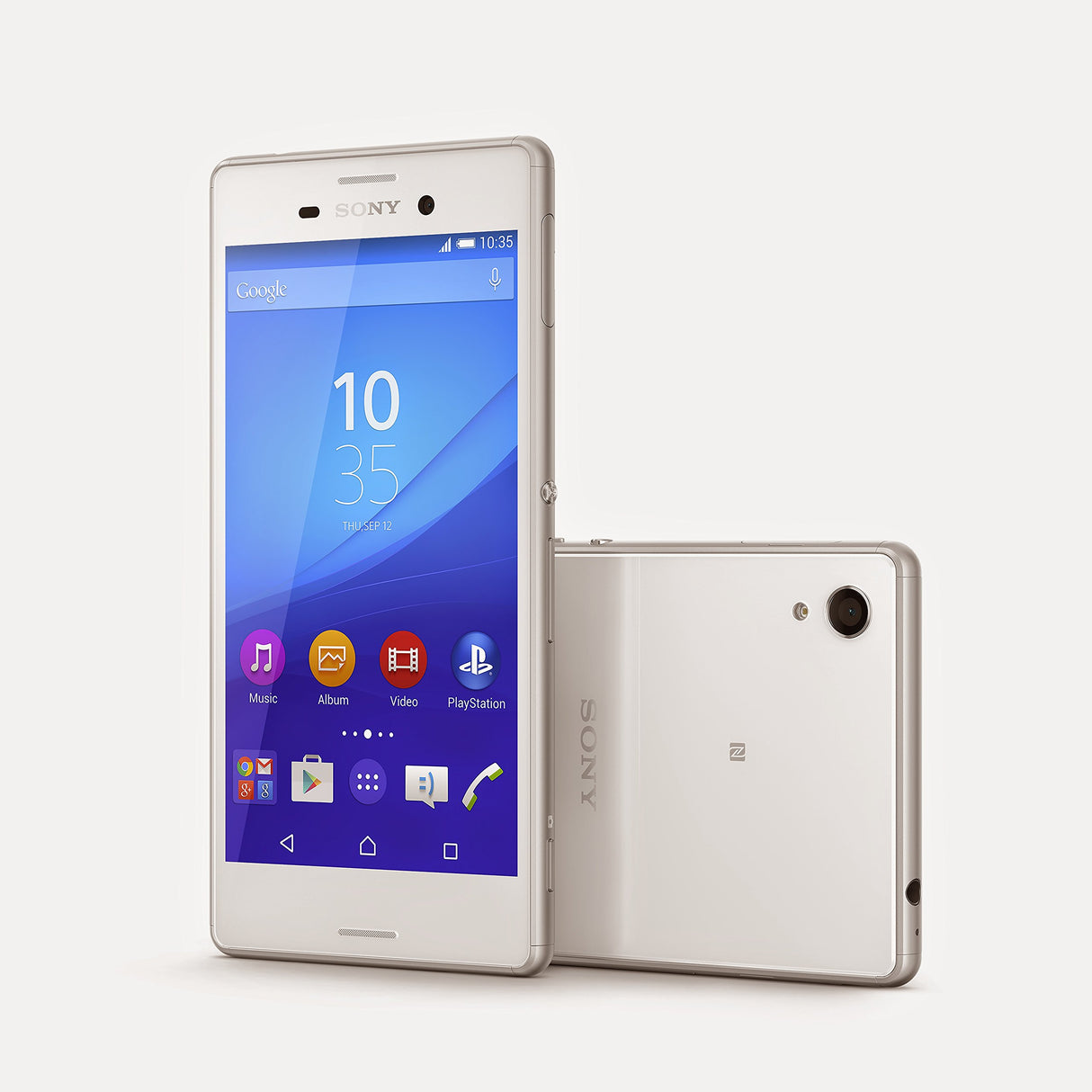 Sony M4 Aqua - Smartphone Libre de 5" (16 GB ROM, 2 GB RAM, Android) Color Blanco [Importado]