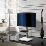 Puremounts PM-204 65" Portable flat panel floor stand Blanco - Soporte de pie para pantalla plana (Blanco, Portable flat panel floor stand, 165,1 cm (65"), 30 kg, 200 x 200 mm, 600 x 400 mm)