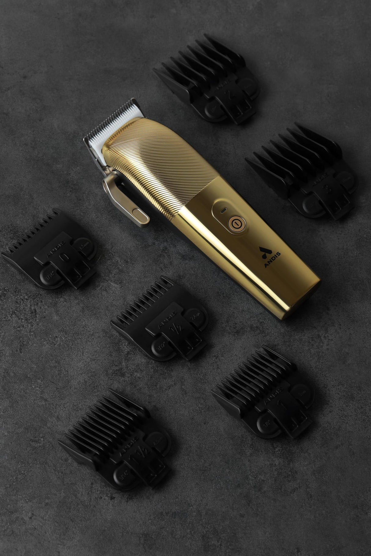 Andis Cortapelos inalámbrico Envy II Edición Premium, cortadora de barba y cabello eléctrica profesional de iones de litio, cuchilla Phaze, inalámbrica, dorada.