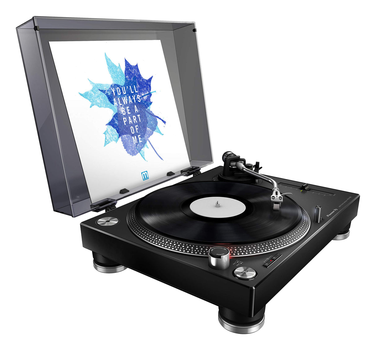 Pioneer DJ Giradiscos mod. PLX-500 de alto par, USB, negro