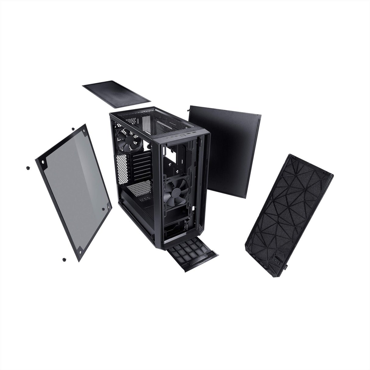 Fractal Design meshify C templado cristal ATX/mATX/ITX caja de ordenador – Negro