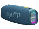 X Jump XJ 200 - Altavoz portátil Amplificado de 90 W, Alto Rendimiento, Bluetooth, función TWS, USB, AUX-IN, micrófono Incorporado, Altavoz Resistente al Agua IPX5, Azul