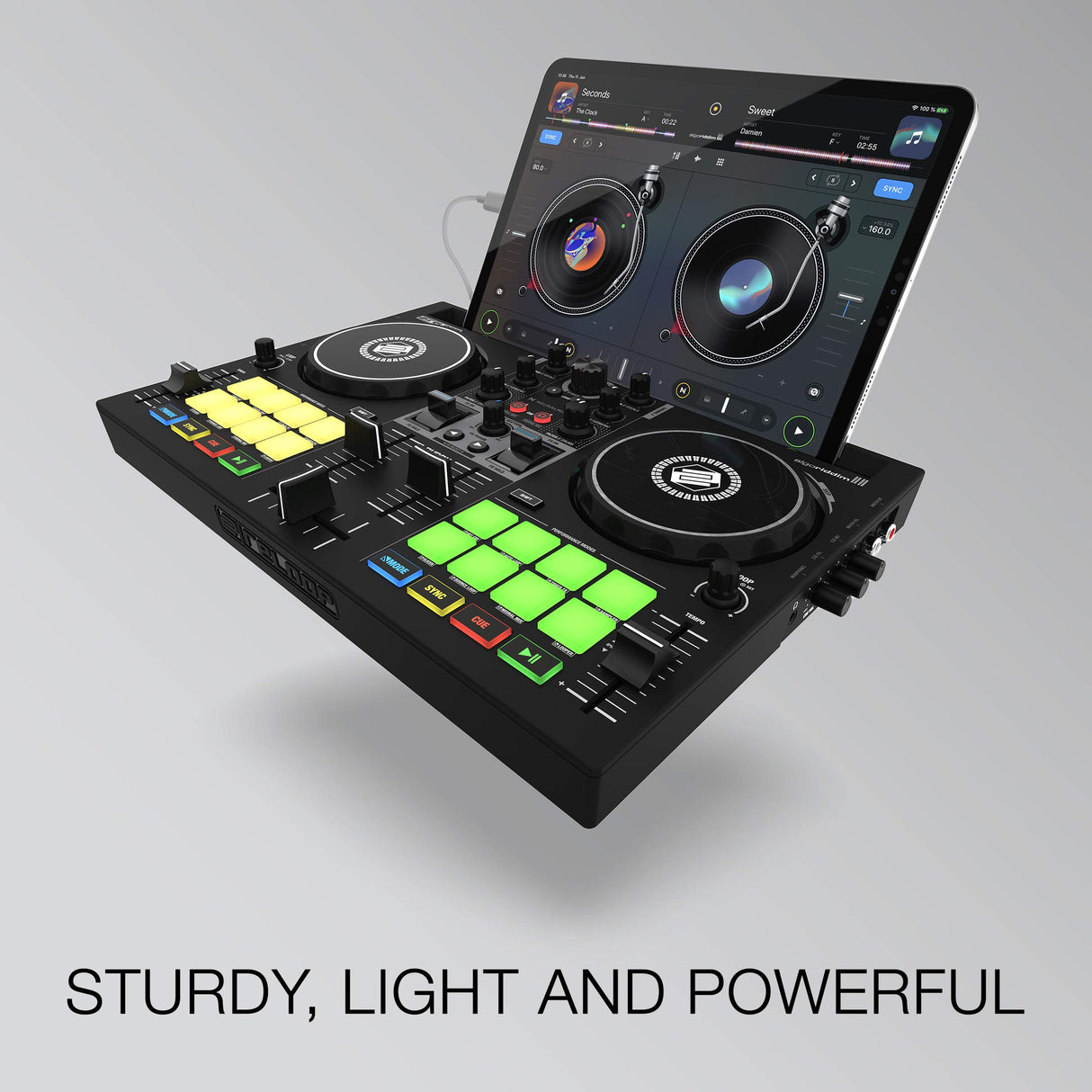 Reloop Buddy Controlador DJ de alto rendimiento y muy compacto para el software djay en todas las plataformas iOS, Mac, PC, Android, iPadOS