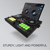 Reloop Buddy Controlador DJ de alto rendimiento y muy compacto para el software djay en todas las plataformas iOS, Mac, PC, Android, iPadOS