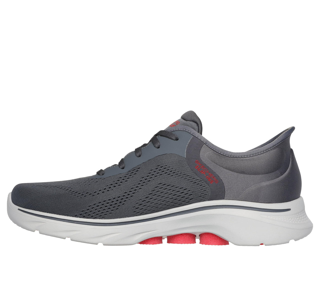 Skechers Go Walk 7, Zapatillas de Deporte Hombre, Gris Oscuro, 41 EU