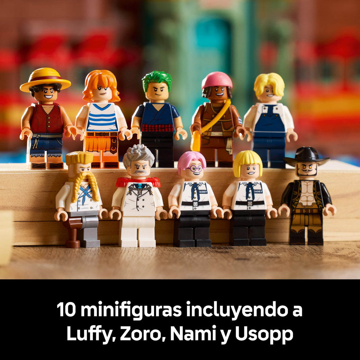 LEGO One Piece Restaurante Flotante Baratie - Maqueta de Barco para Adultos - Decoración Anime con Interior Detallado y 10 Minifiguras Inc. Luffy, Nami y Sanji - Regalo para Fans 75640