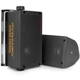 Pyle altavoces, Mini box, 3 vias, 300V, Interior, Exterior, Montables en pared, Woofer de 3.25”, Tweeter de 1”, Incluye kit de montaje
