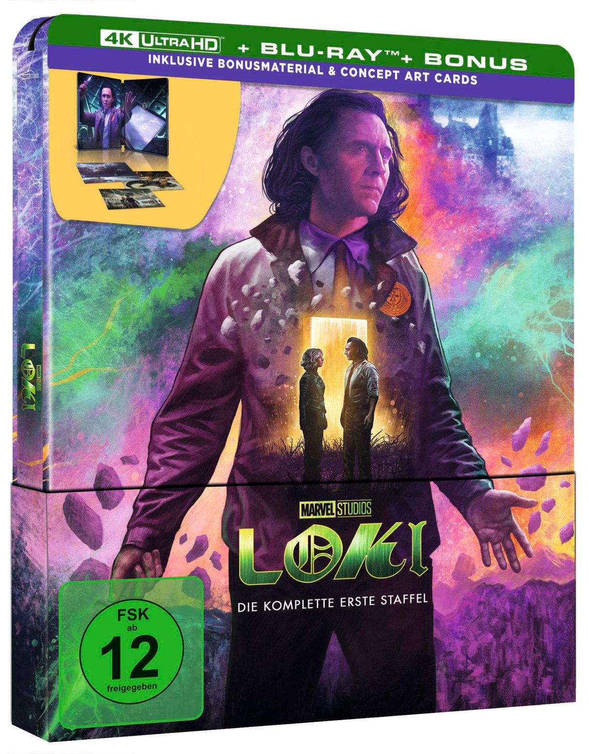 Loki - Staffel 1 - Steelbook - Limited Edition (4 4K Ultra HD) [Blu-ray]