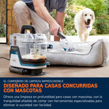 Vax Limpiador quitamanchas SpotWash Home Duo Pet-Design, quitamanchas para alfombras, tapicerías con tecnología SpinScrub, limpieza de alto rendimiento para suciedad de mascotas, secado rápido