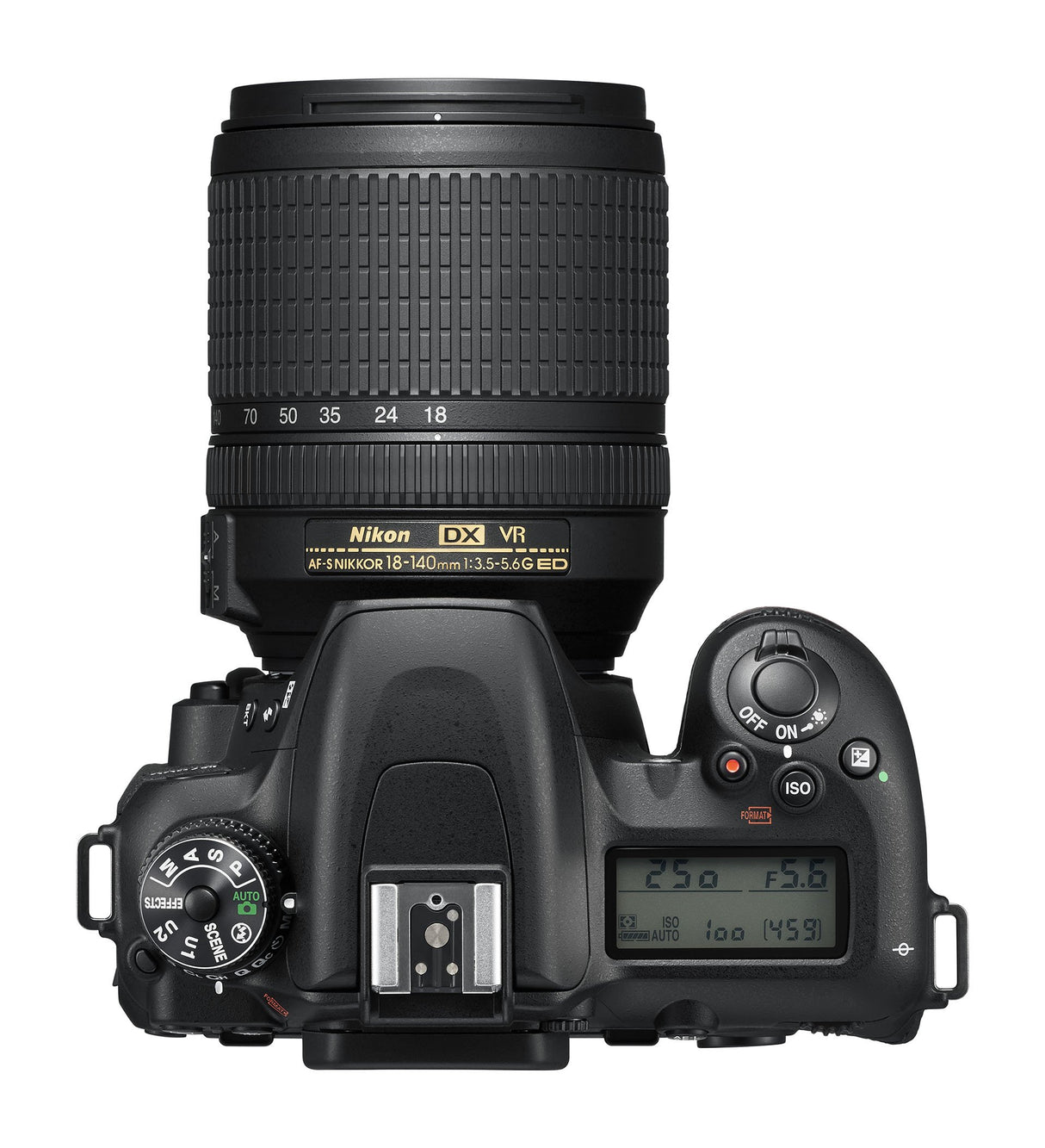 Nikkon D7500 - Cámara réflex digital de 20.9 Mp (pantalla LCD 3.2", 4K/UHD, SnapBridge, Bluetooth, Wifi) color negro - kit con objetivo AF-S DX 18-140 mm f/3.5-5.6G ED VR