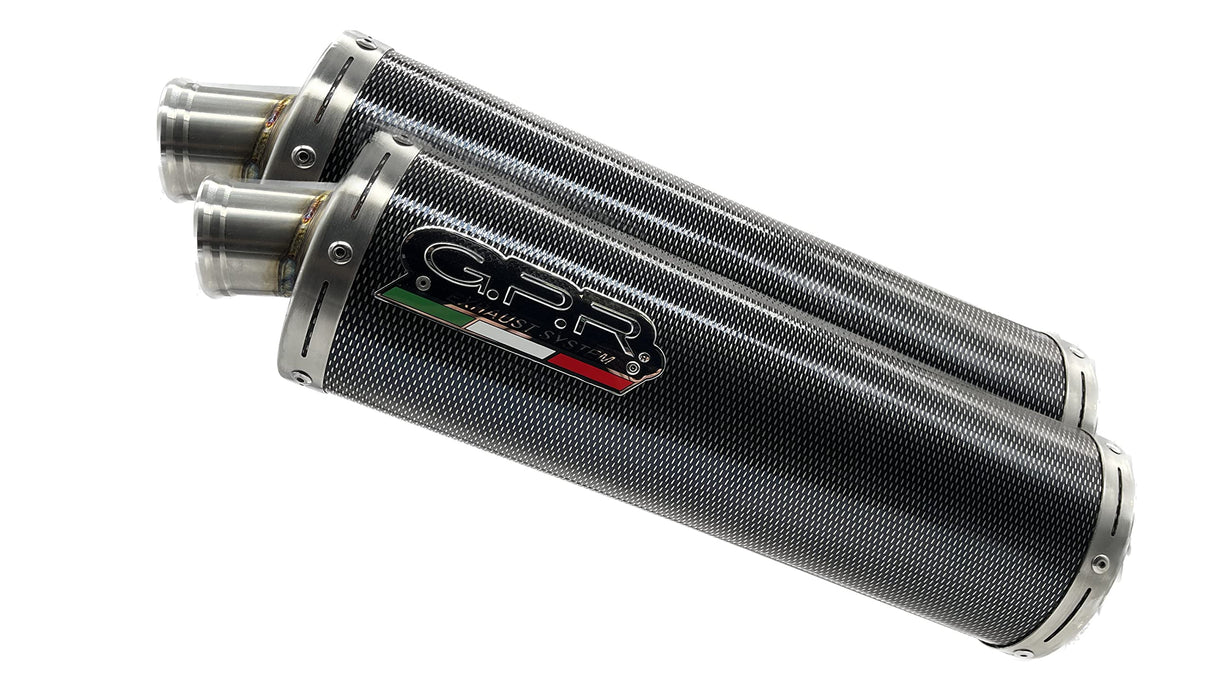 GPR Escape Kawasaki Klv 1000 2004/07 Par de Escapes Homologados GPR Classic Poppy
