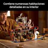 LEGO One Piece Restaurante Flotante Baratie - Maqueta de Barco para Adultos - Decoración Anime con Interior Detallado y 10 Minifiguras Inc. Luffy, Nami y Sanji - Regalo para Fans 75640