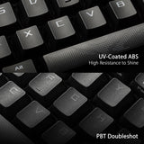 ASUS ROG Strix Scope II 96 - Teclado Gaming inalámbrico (Accesos rápidos, Control multifunción, interruptores ROG NX Intercambiable, Teclas doubleshot, 3 ángulos de inclinación), QWERTY español
