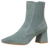 Geox D Giselda C, Bota de Tobillo Mujer, Salvia, 39 EU