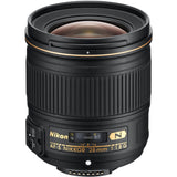 Nikon AF-S 28mm F1.8 G - Objetivo para Nikon (Distancia Focal Fija 28mm, Apertura f/1.8) Color Negro