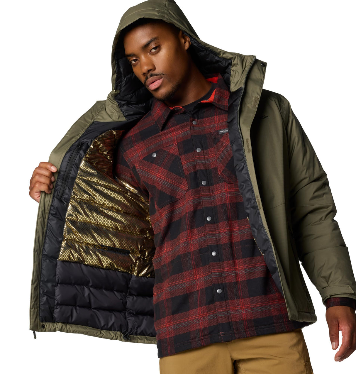 Columbia Oak Harbor II Chaqueta Aislante, Calor Duradero, Barrera Impermeable, Facilidad Transpirable, Ajuste Adaptable, Materiales Reciclados - Hombre