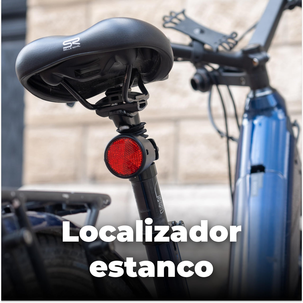 Invoxia Bike Tracker, Localizador GPS Antirrobo para Bicicleta, Negro, Suscripción de 3 años Incluida