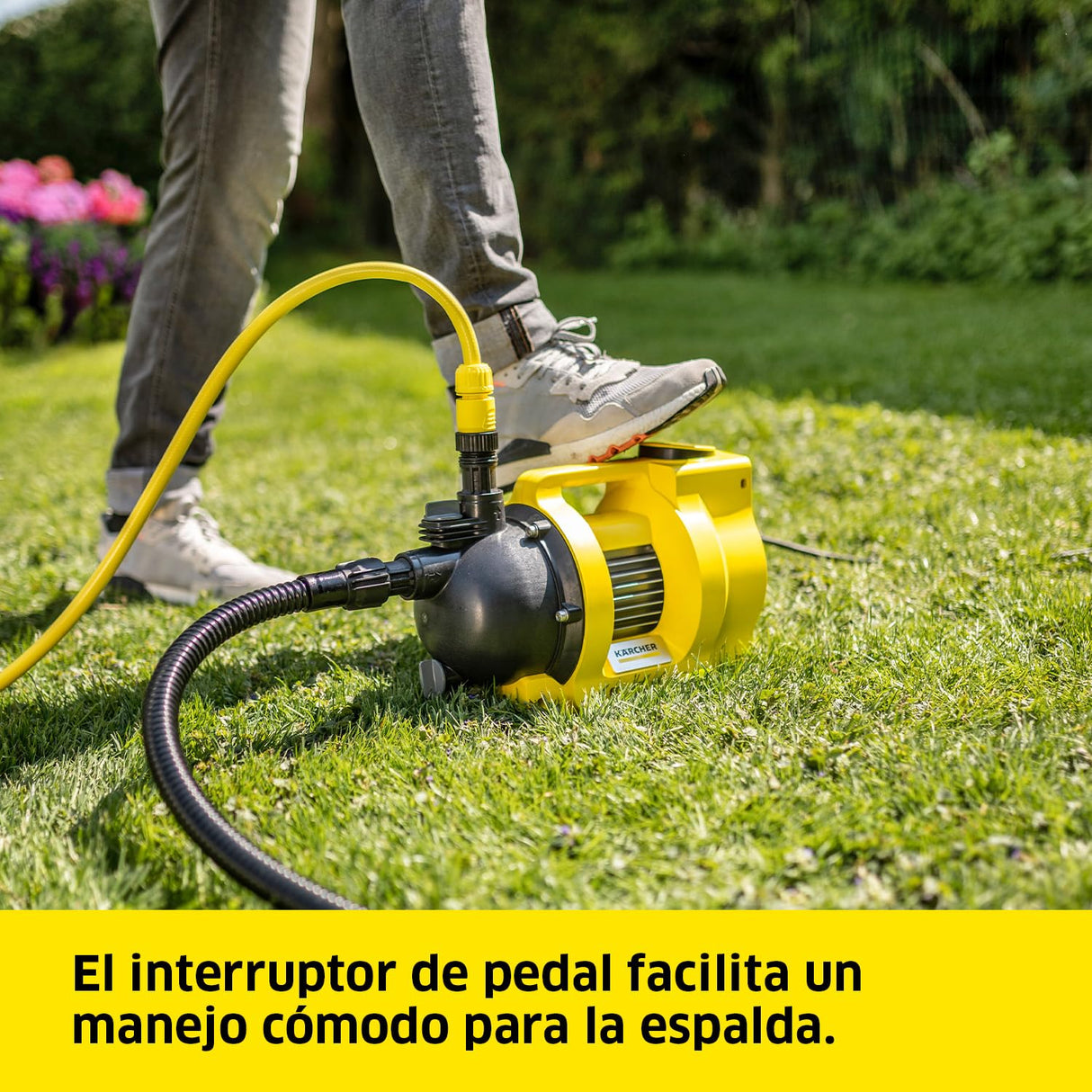 Kärcher BP 5.000 Garden Set Plus Bomba de Jardín, Caudal máx.: 5.000 l/h, Altura de Impulsión: máx. 40 m, Altura de Aspiración: máx. 8 m, Potencia de Motor: 650 Watt, Presión: máx. 4 bar