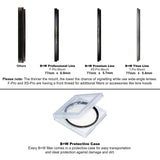 B+W 010 Filtro UV Haze y protección T-Pro, Acabado de Titanio, MRC Nano, 16 Veces tratado, superfino, Premium 1097758 77