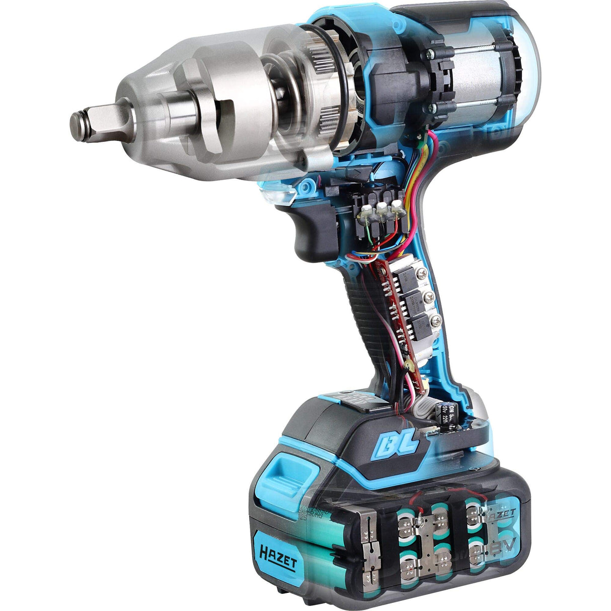 Hazet 9212-1000/4 - Atornillador de impacto inalámbrico